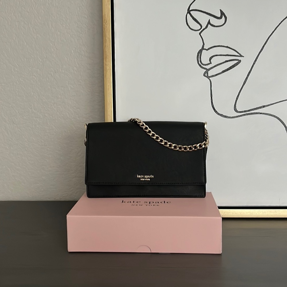 Kate Spade Black Convertible Crossbody ♠️